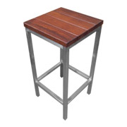 Timber outdoor bar stool made in Brisbane, Queensland